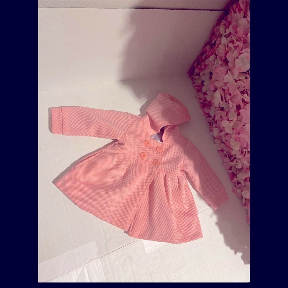 Baby / Toddler Girls Fall Winter Hooded Trench Coat Jacket